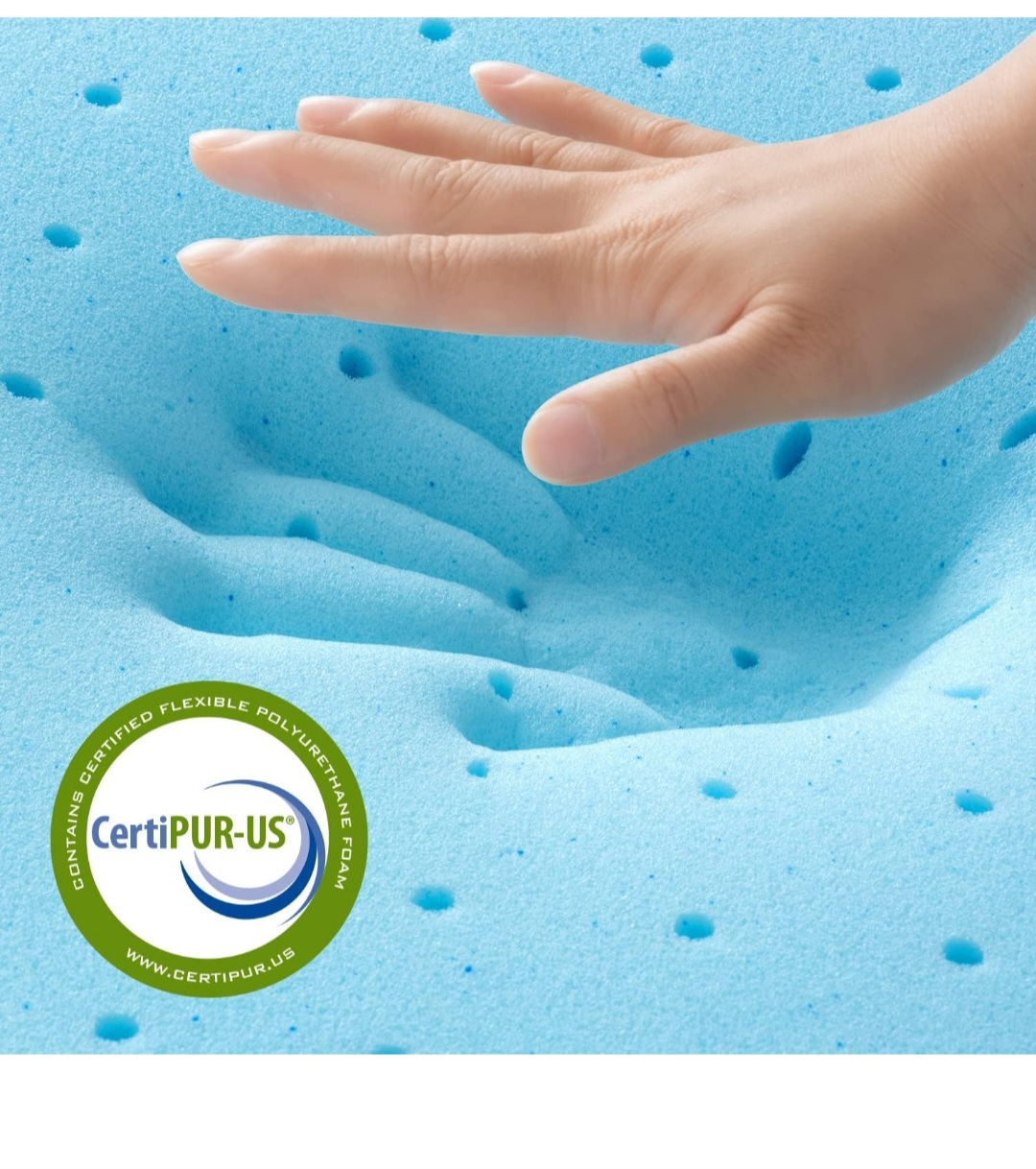 Maxzzz 2 Inch Gel Memory Foam Mattress Topper - photo 5