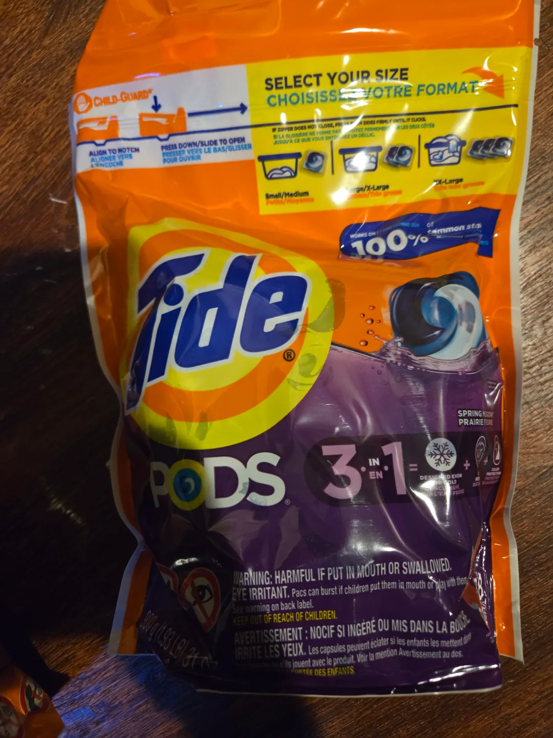 3 out of 4 bags from Tide Pods box set thumbnail
