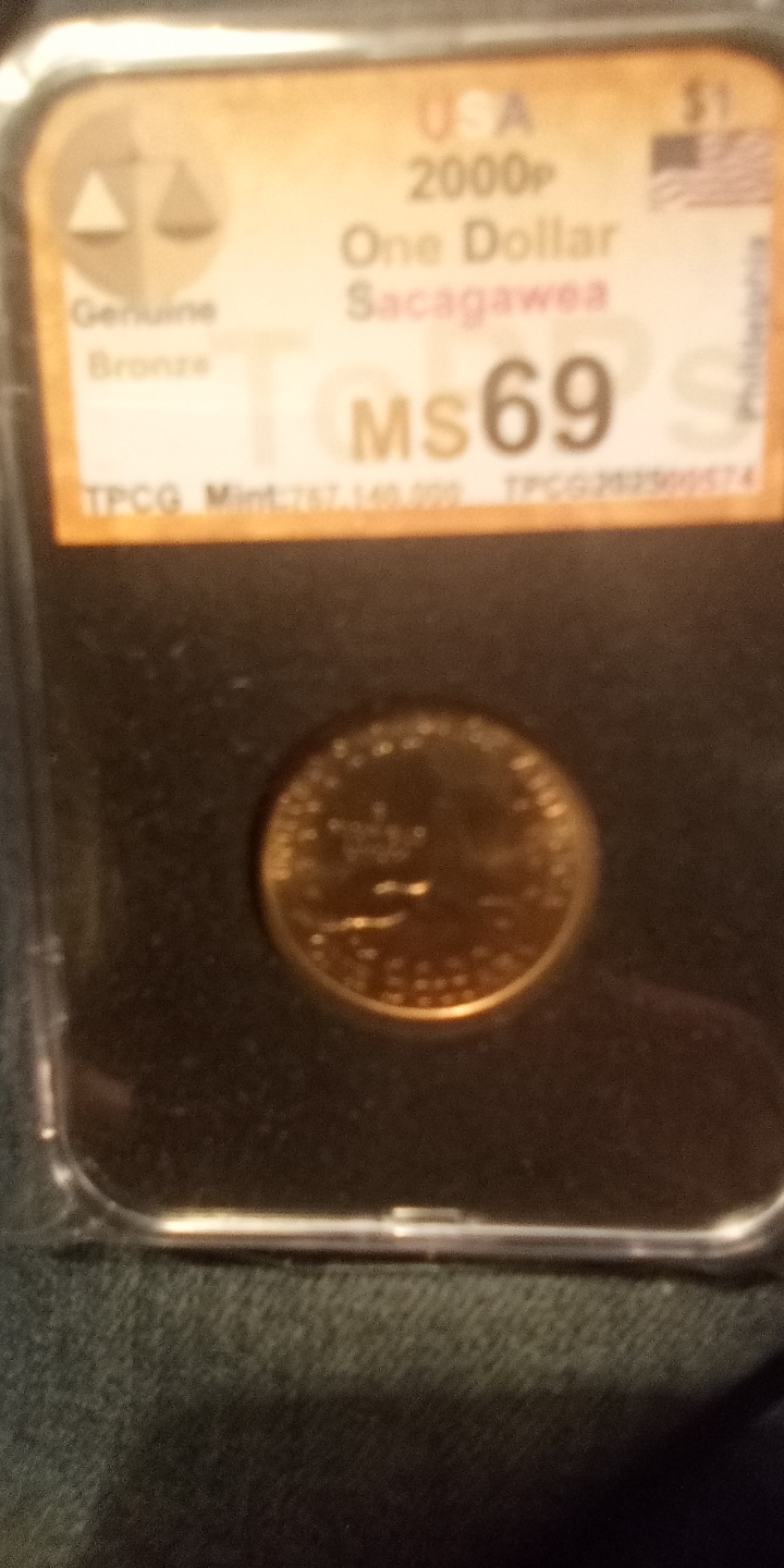 2000-P Sacagawea Dollar MS69 PCGS Graded