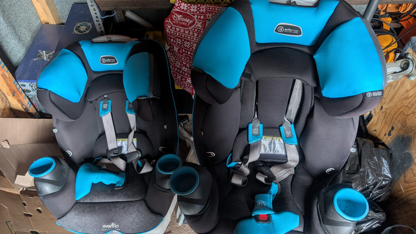 1 Evenflo Platinum Series SafeMax Car Seat - Blue - photo 2