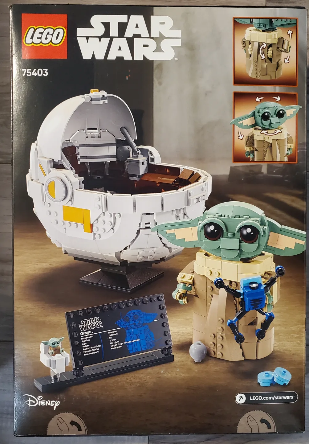 LEGO Star Wars 75403 Grogu with Hover Pram image indicator(2)