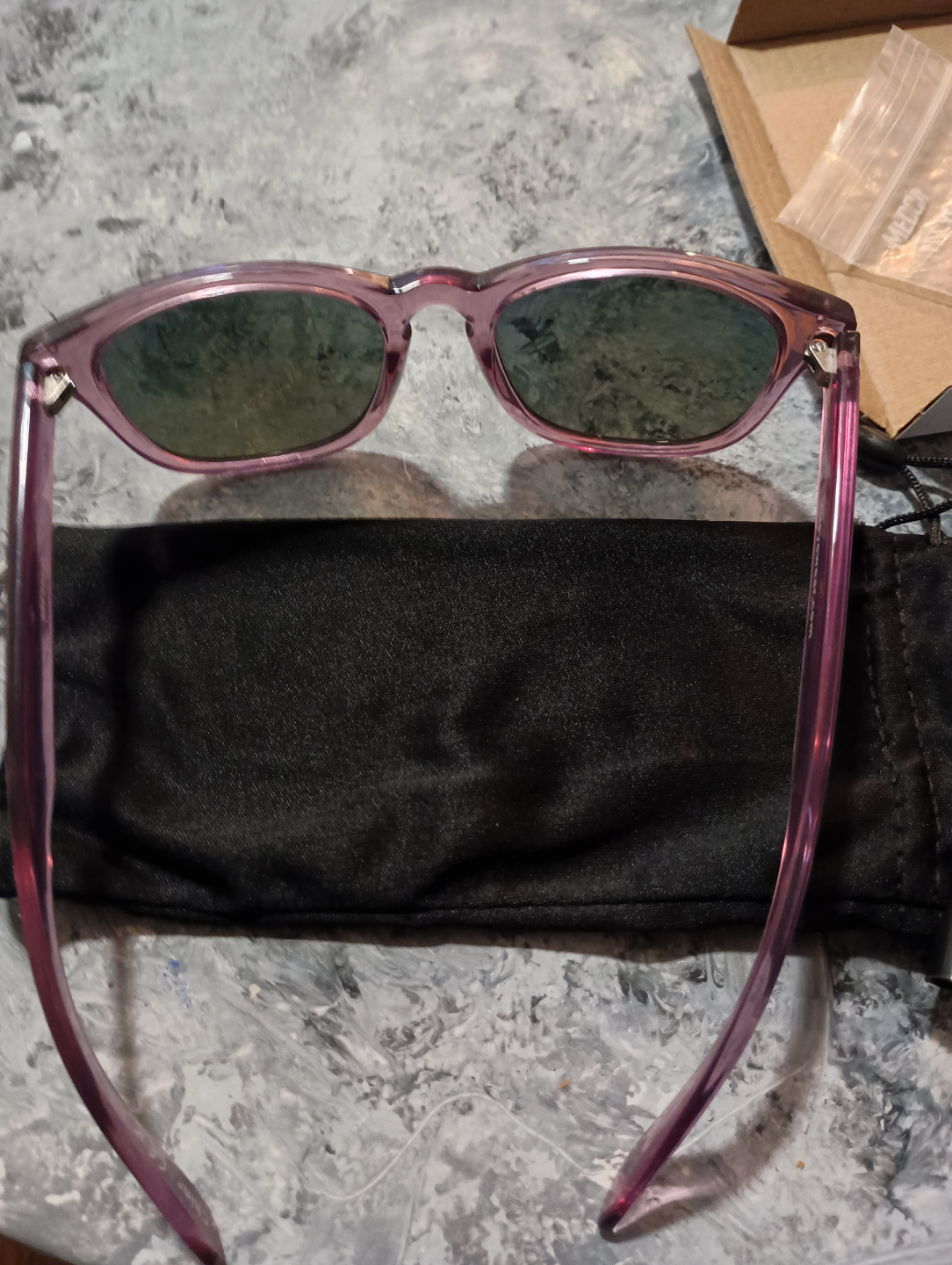 LCU Eye Wear Sunglasses Bundle - Purple & Clear Frames