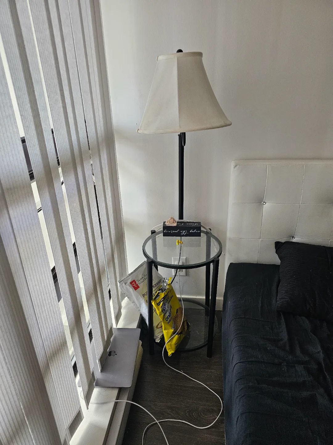 Floor Lamp with Glass Side Table thumbnail