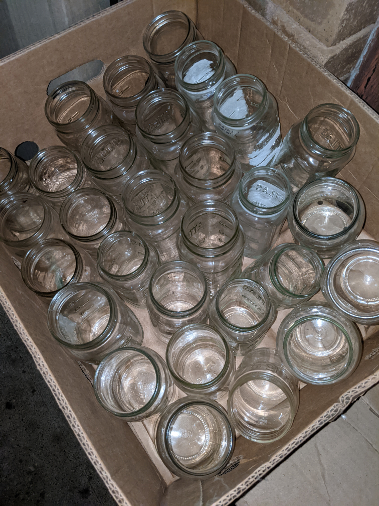 Bulk Lot of Glass canning Jars - photo 2
