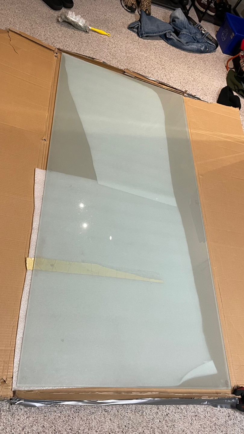 Ikea Glass dining table (no chairs) - photo 3