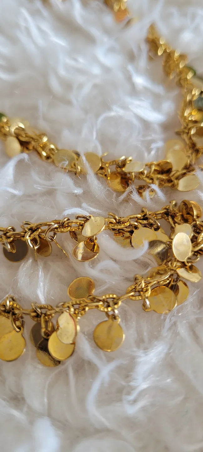 Gold coin belly chain/Waist body chain. Non-tarnishing. image indicator(4)