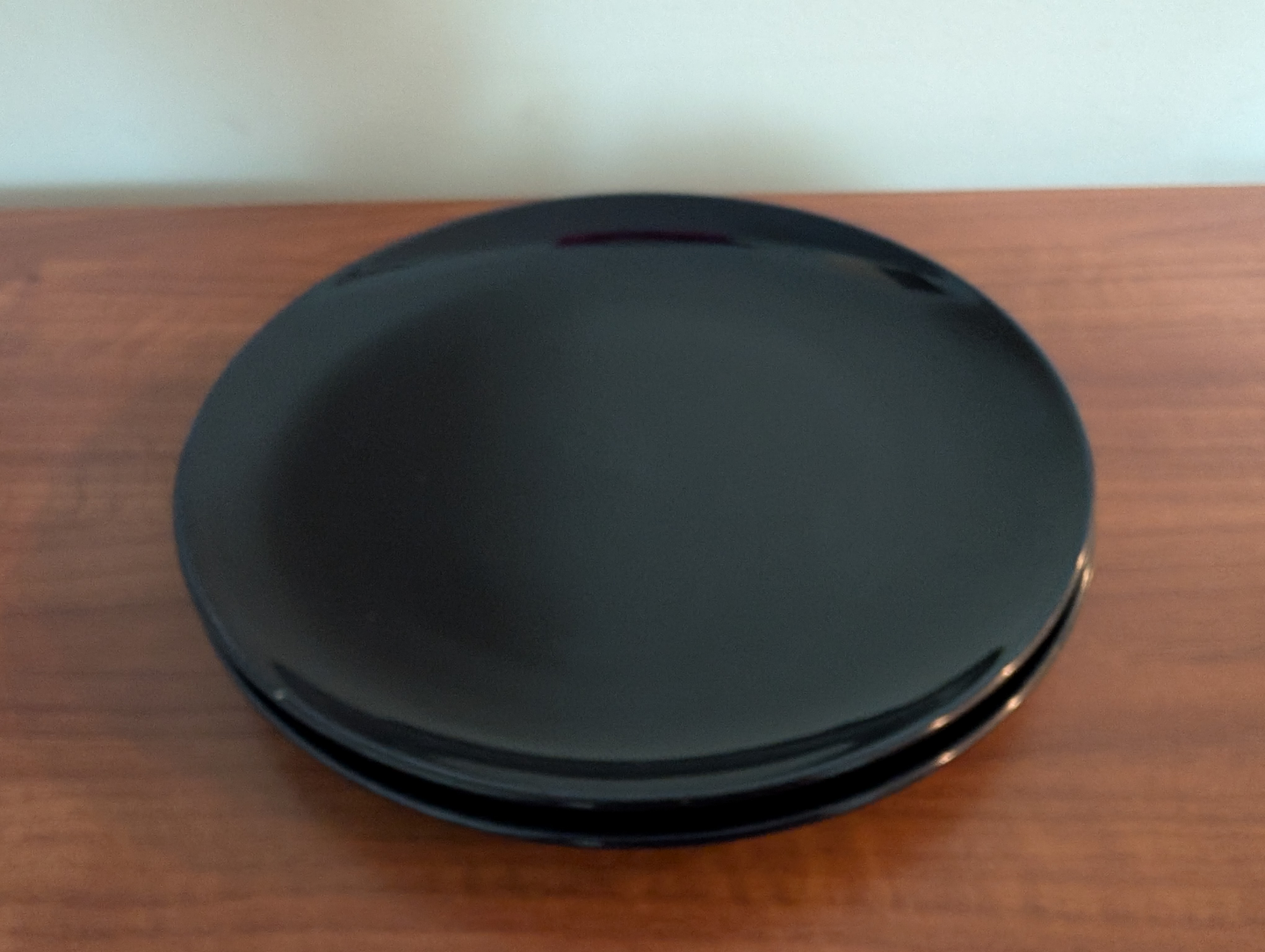Two Blue Dinner Plates