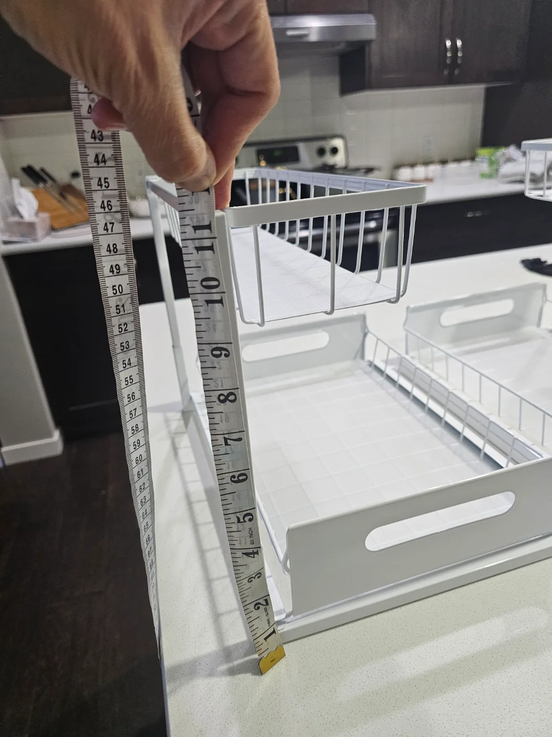Two-Tier Under-Sink Organizer - White image indicator(9)