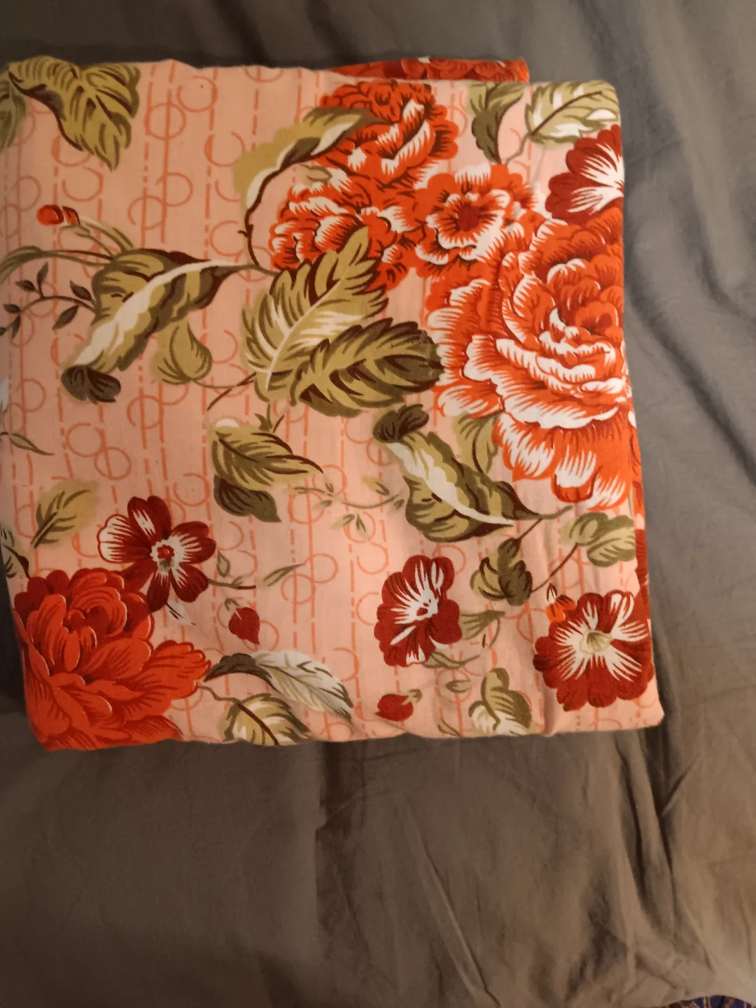Floral Bed sheet double size #freecycle thumbnail