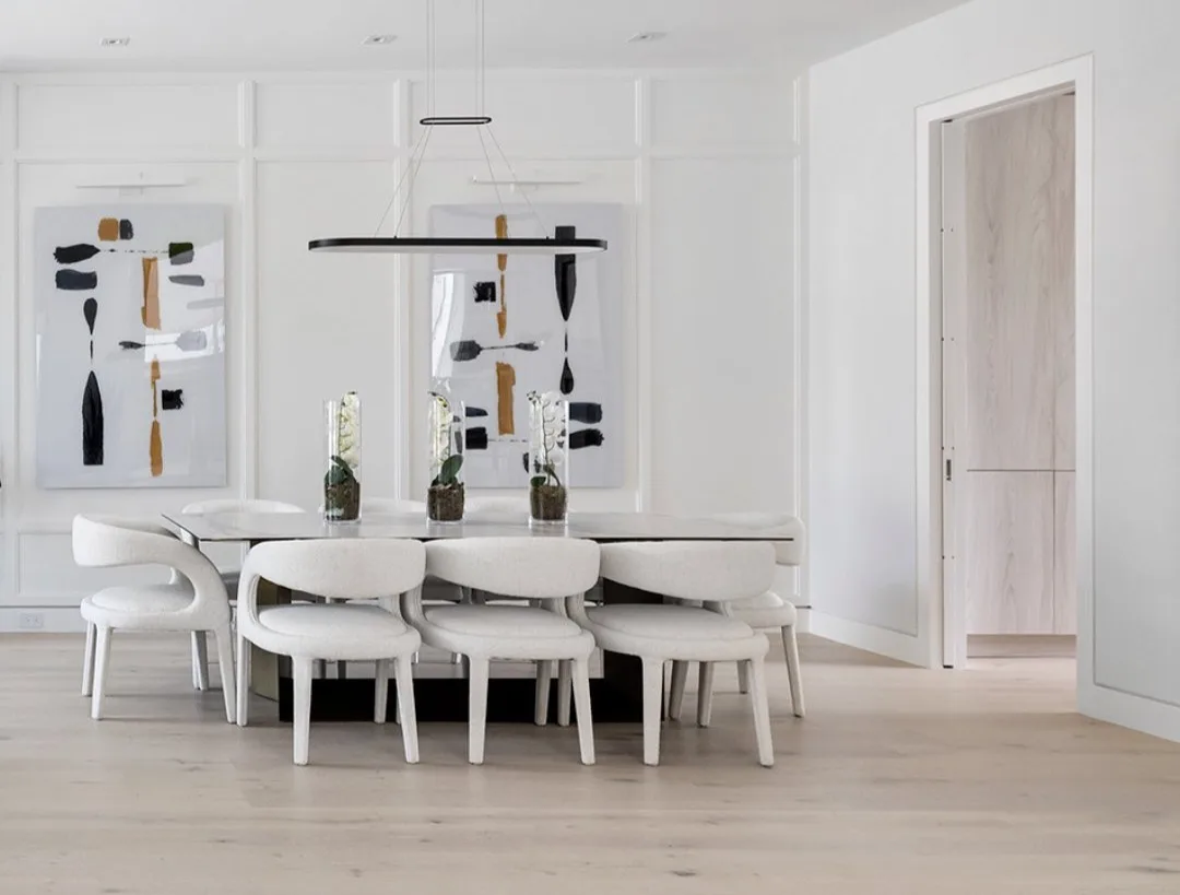 Dining Table 8 to 10 people with 4 chairs image indicator(2)