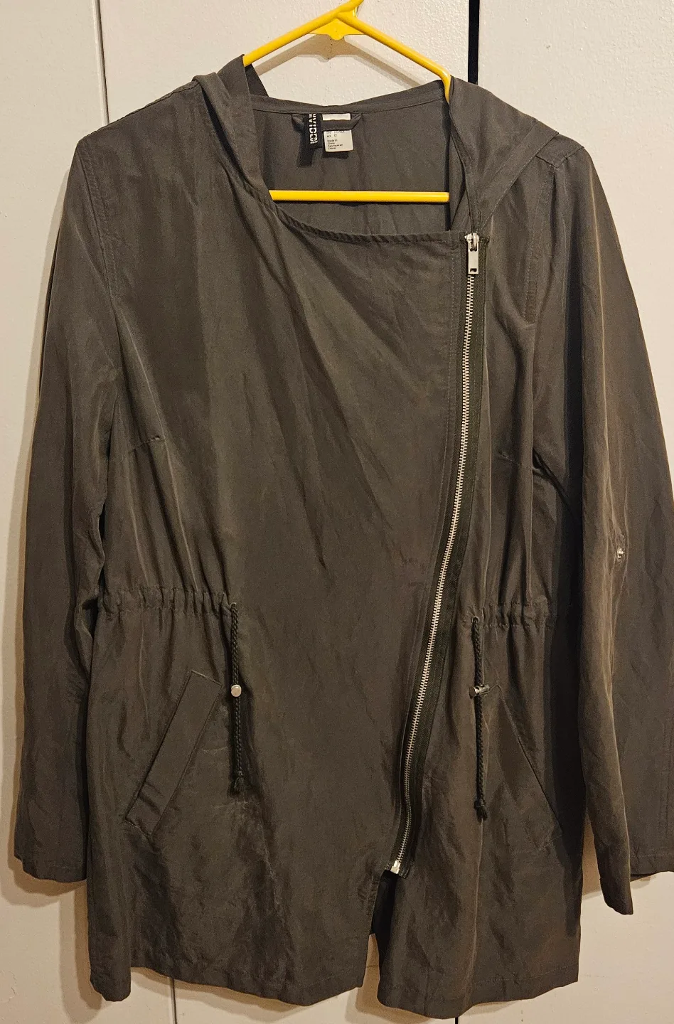 Spring Dark Green Hooded Jacket thumbnail