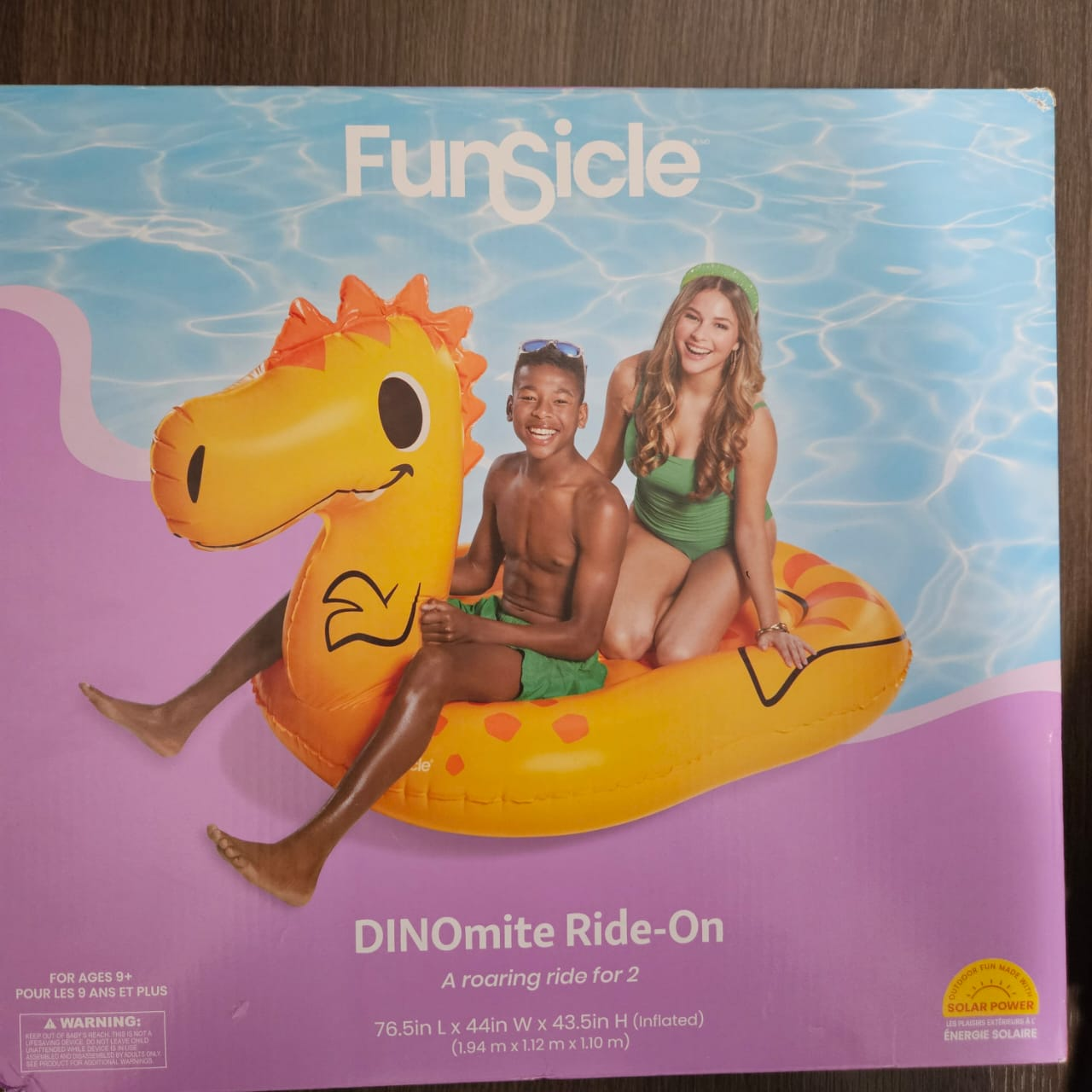 FunSicle Dino-mite Ride without box, never used.