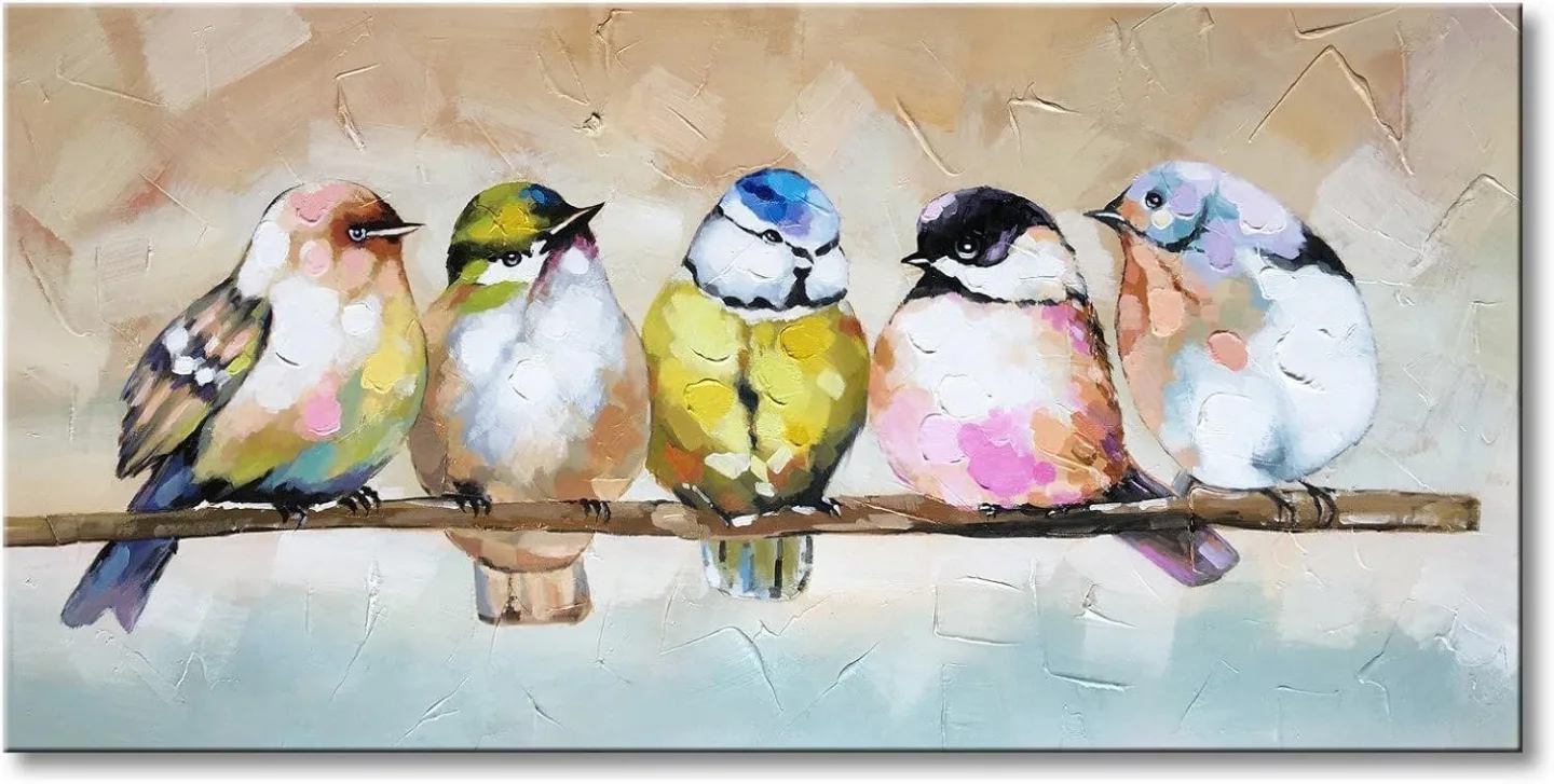 Bird Art Painting canvas image indicator(4)