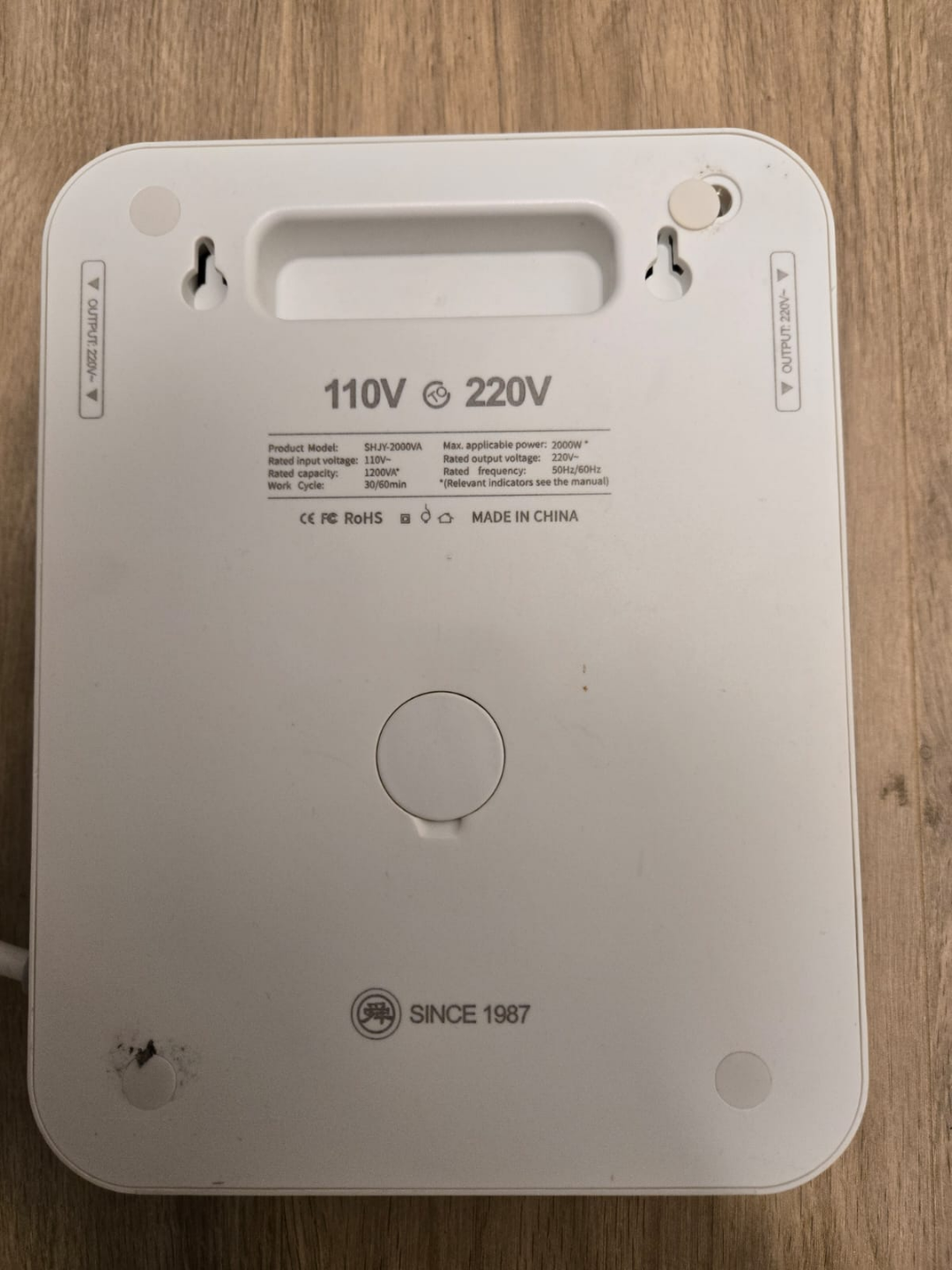 Voltage Converter - 110V to 220V