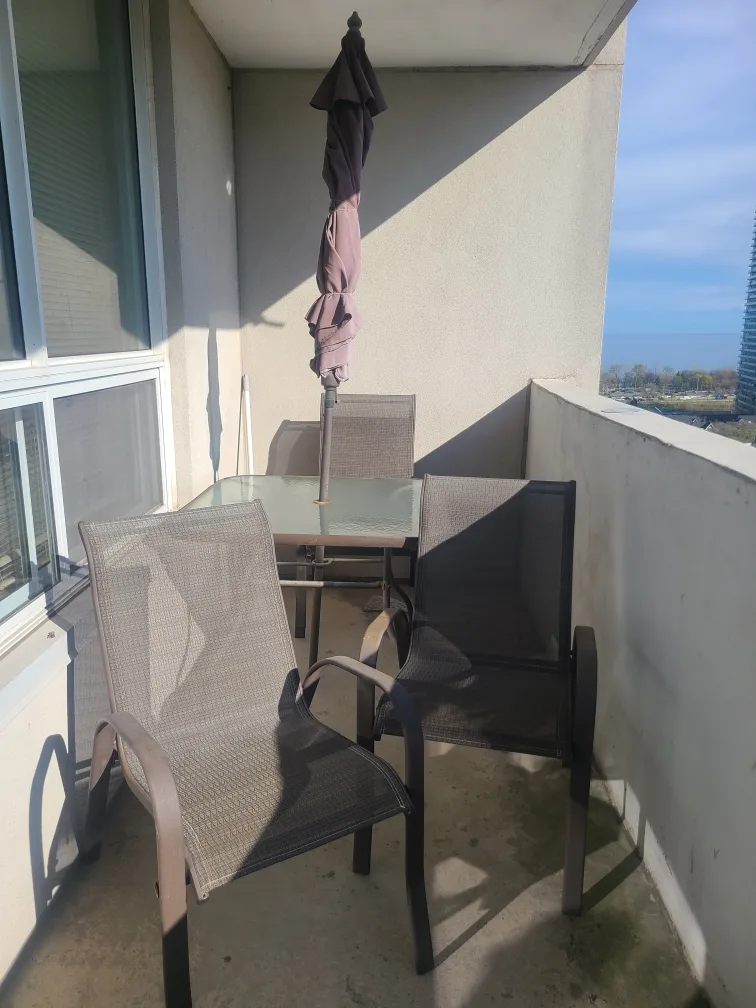 Patio Set - 4 Chairs and Table & Umbrella image indicator(4)