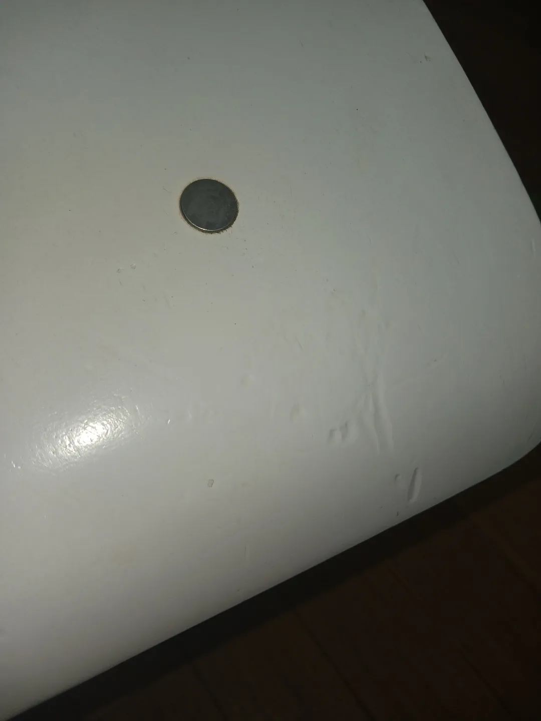 Pair of White Modern Dining Chairs with Chrome Legs image indicator(6)