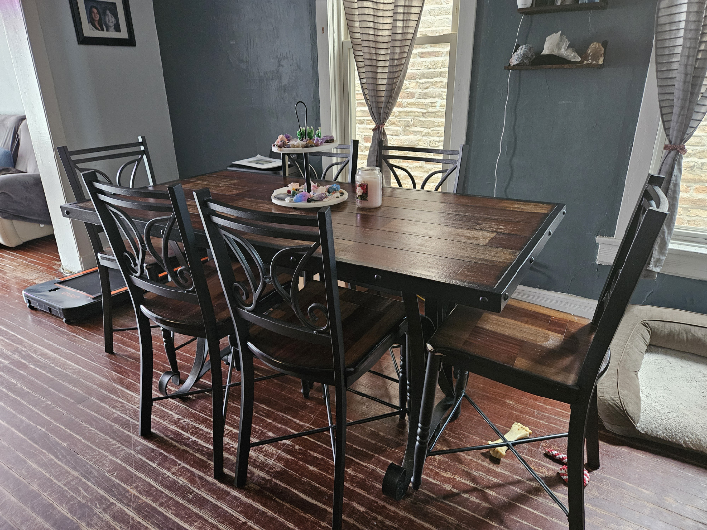 Rustic Farmhouse Dining Table Set
