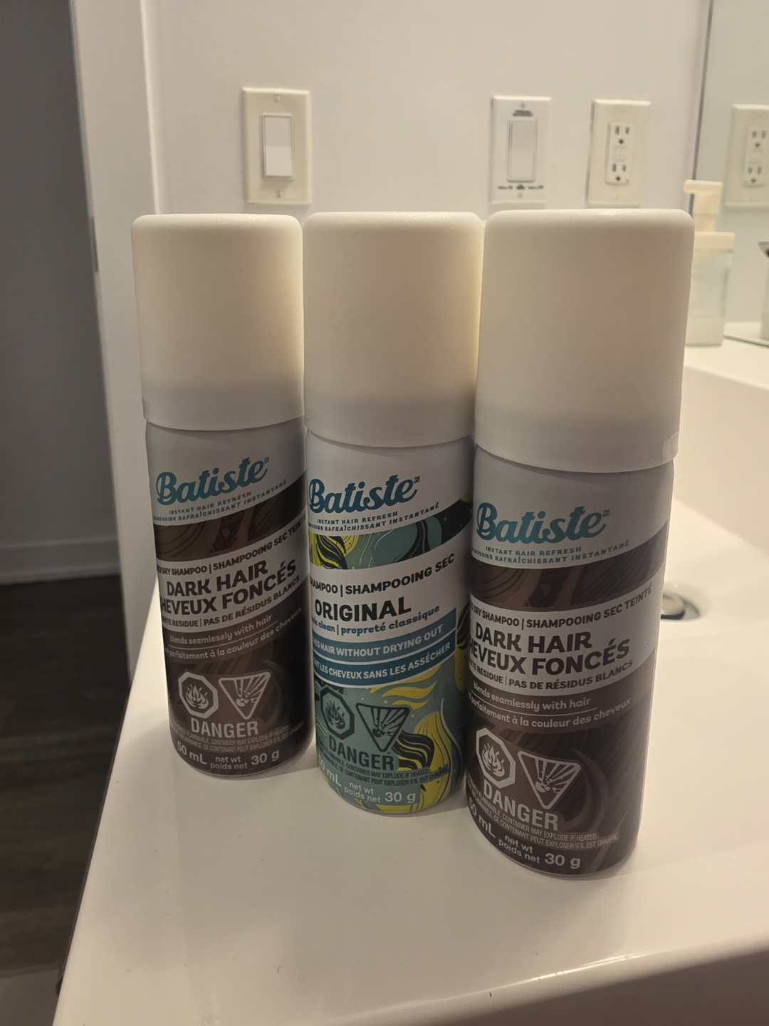 Three Batiste Dry Shampoos🧡