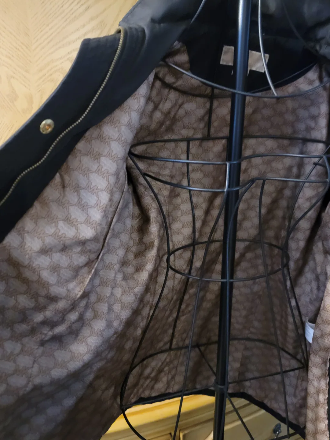 Michael Kors Black Hooded Jacket image indicator(6)