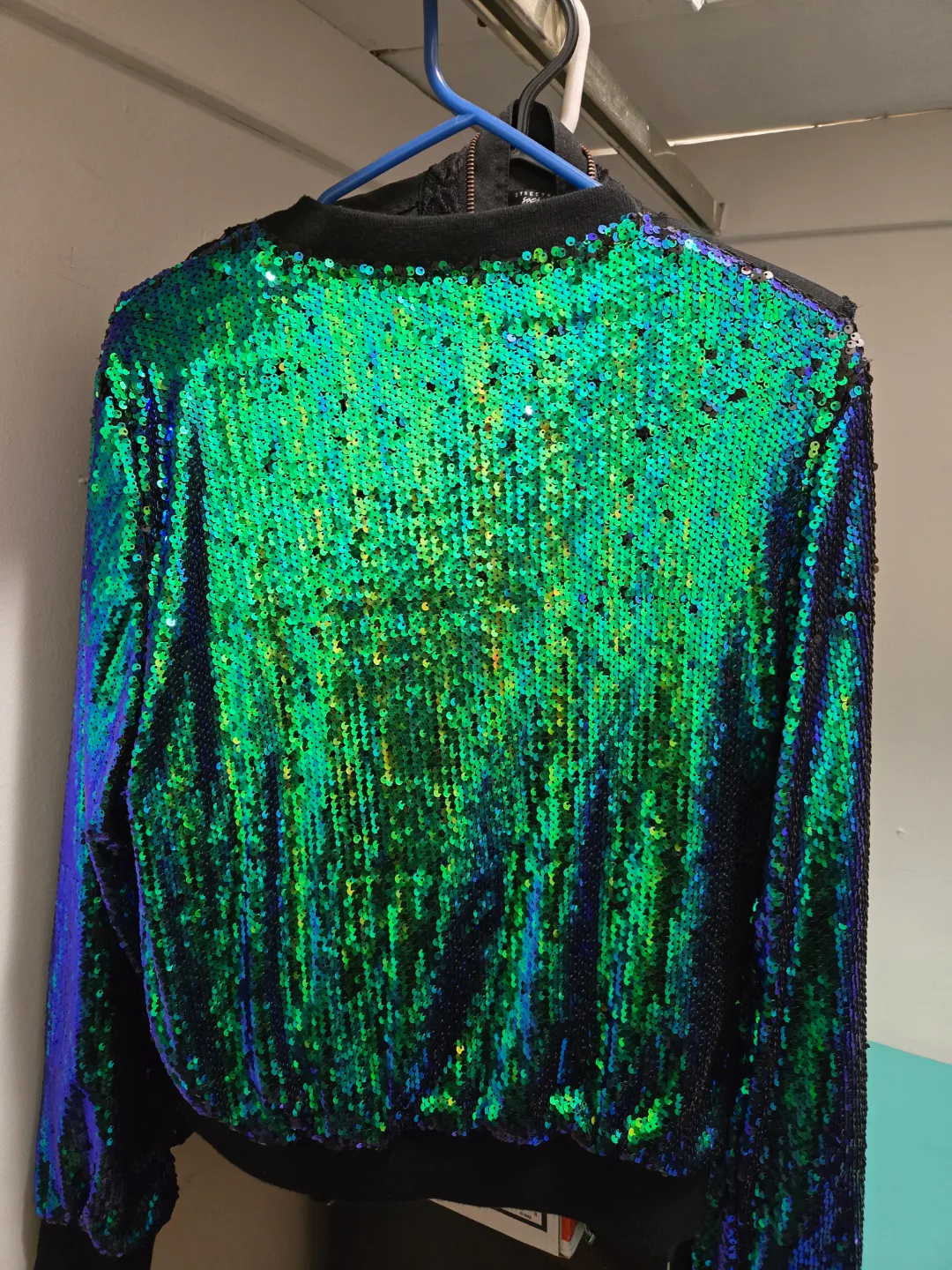 UK2LA Sequined Bomber Jacket - Size M/12 image indicator(2)