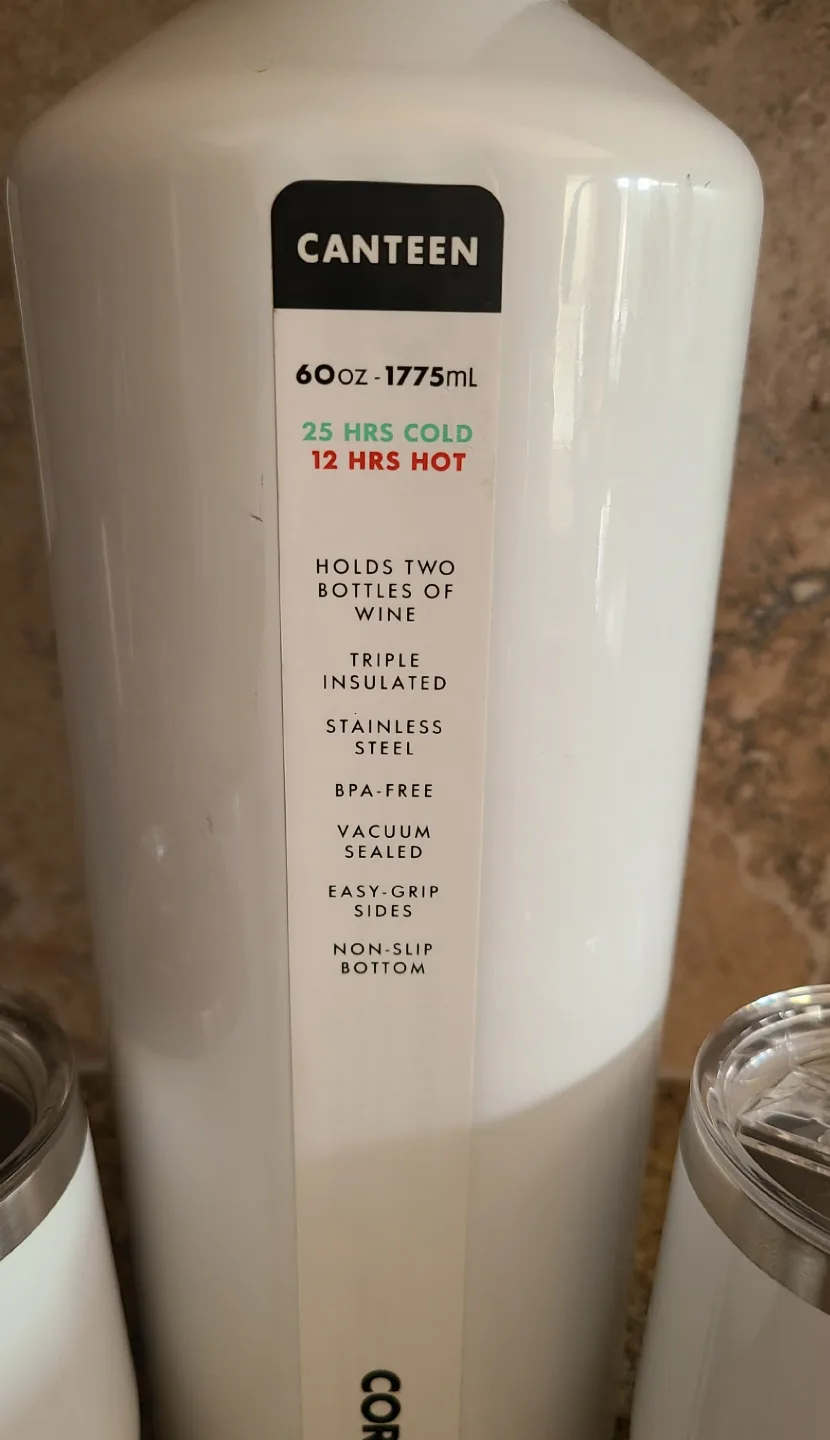 Corkcicle Canteen and Wine Tumblers - White image indicator(2)