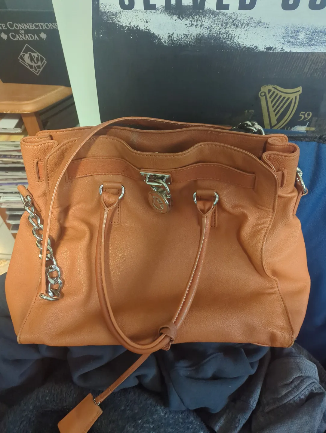 Michael Kors Brown Leather Handbag thumbnail