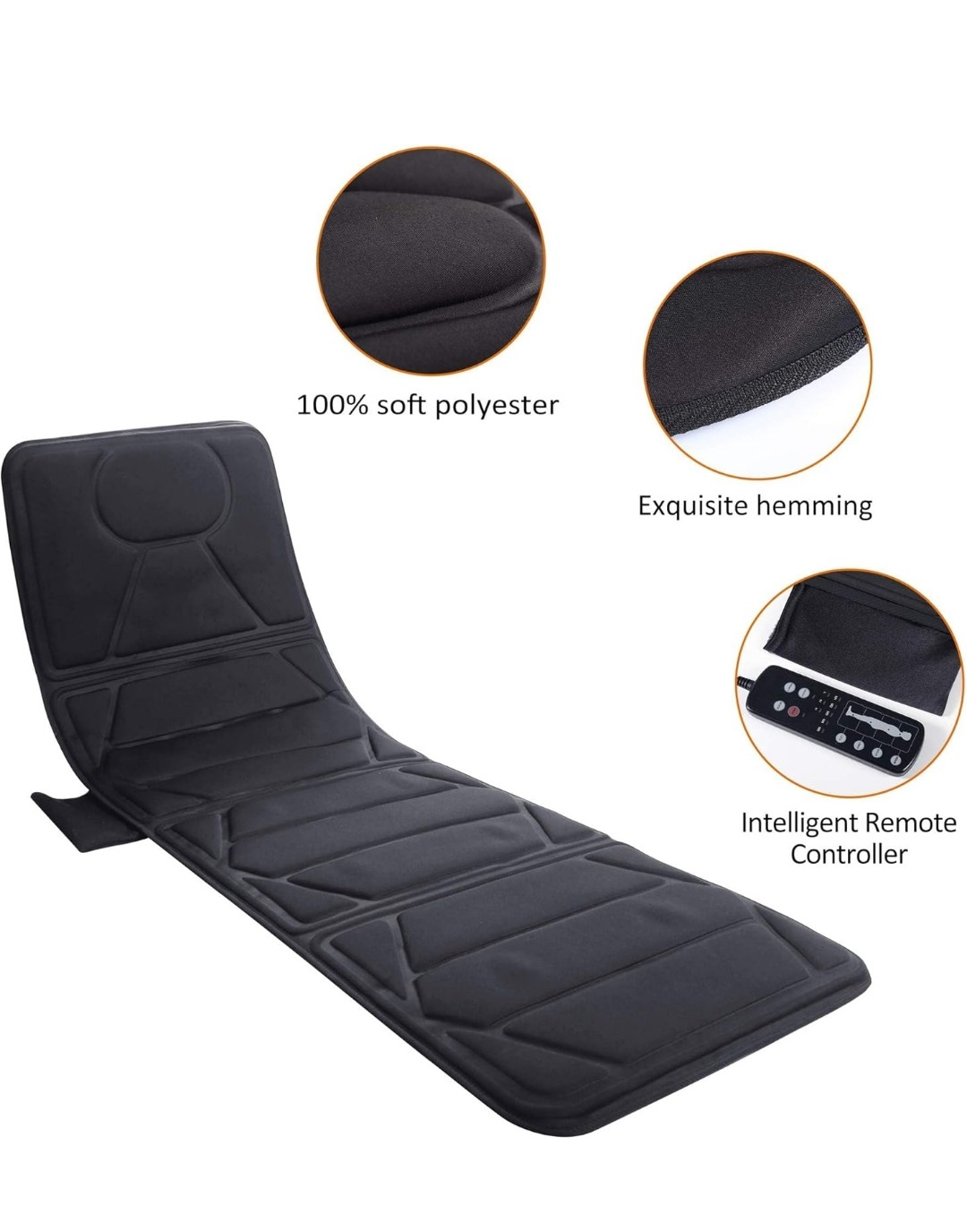SNAILAX Massage Mat with Heat - B0768BPX23N - photo 2