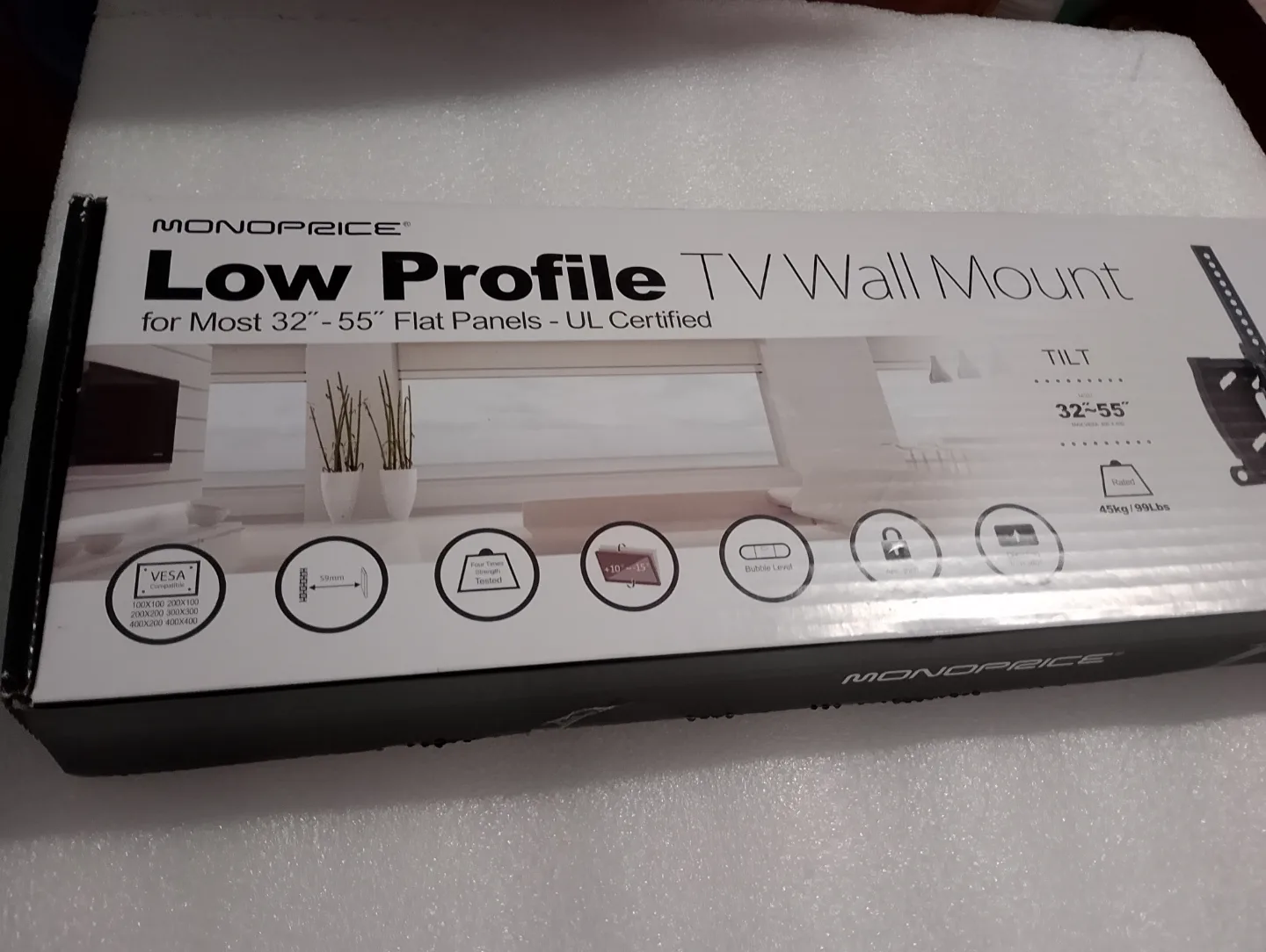 Monoprice Low Profile TV Wall Mount 32-55" image indicator(3)