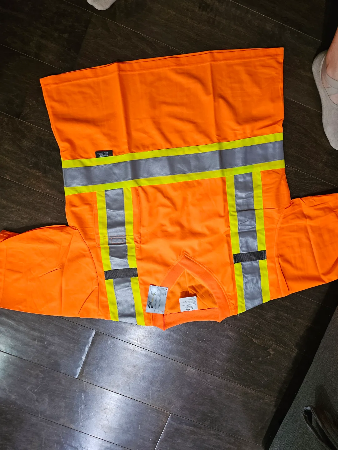 UNISEX HI-VIS SHIRT, ORANGĒ,POLYESTER image indicator(2)