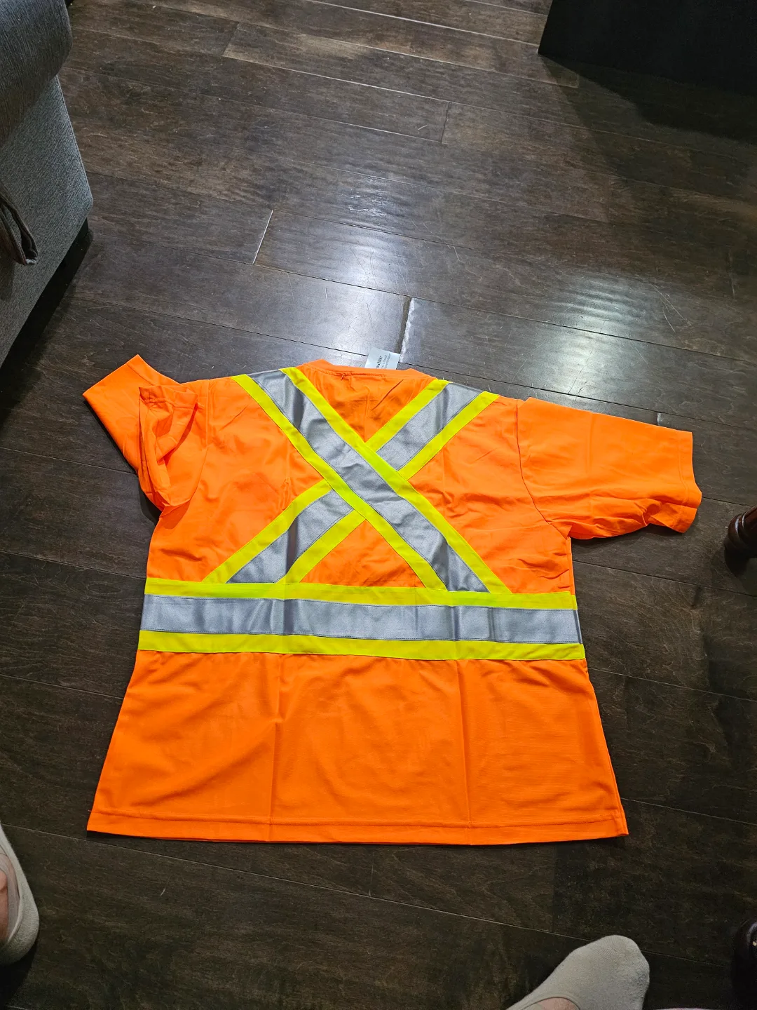 UNISEX HI-VIS SHIRT, ORANGĒ,POLYESTER image indicator(4)