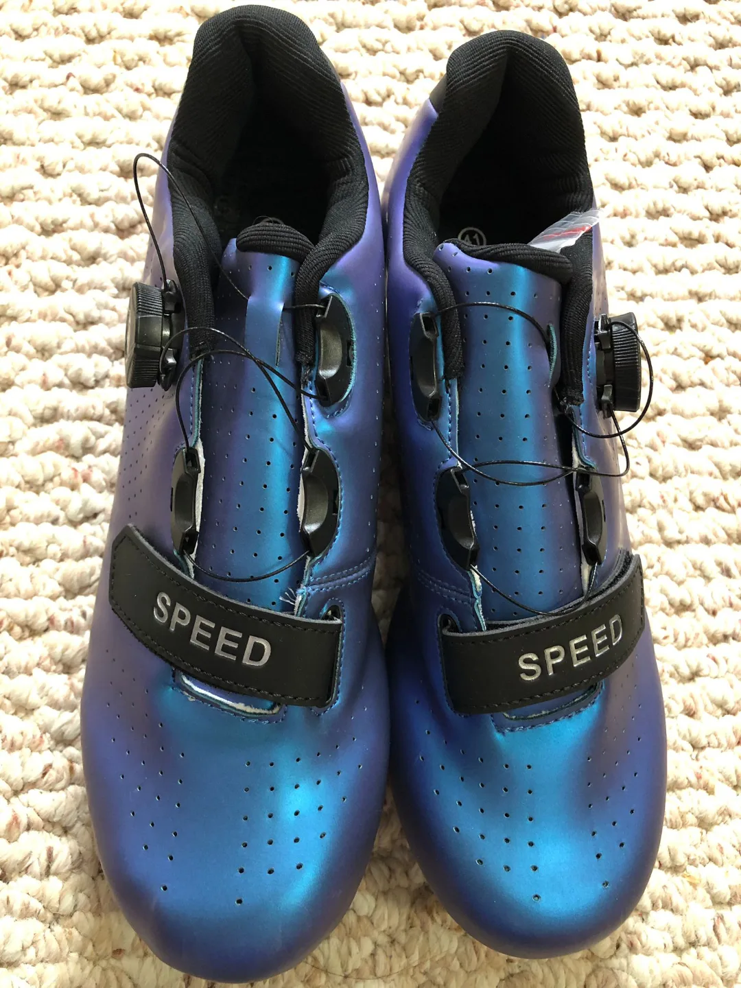 SPEED Cycling Shoes - White and Purple ($70 for both) thumbnail