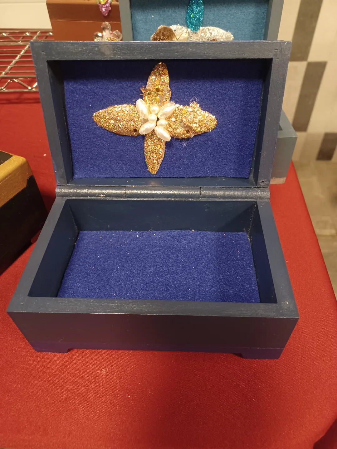 Handcrafted Decorated Wooden Trinket  Boxes image indicator(6)