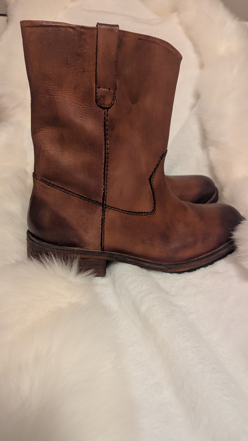 Vintage Foundry Co. Brown Leather Boots - photo 2