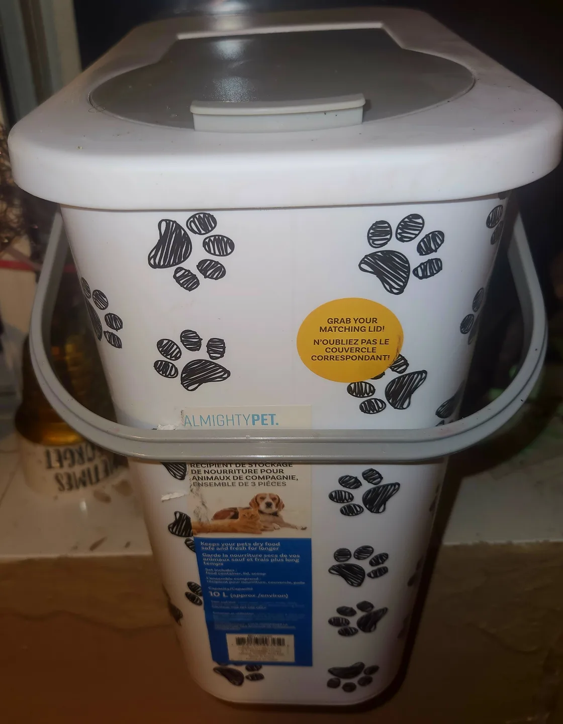 Almighty Pet 10L Pet Food Storage Container thumbnail
