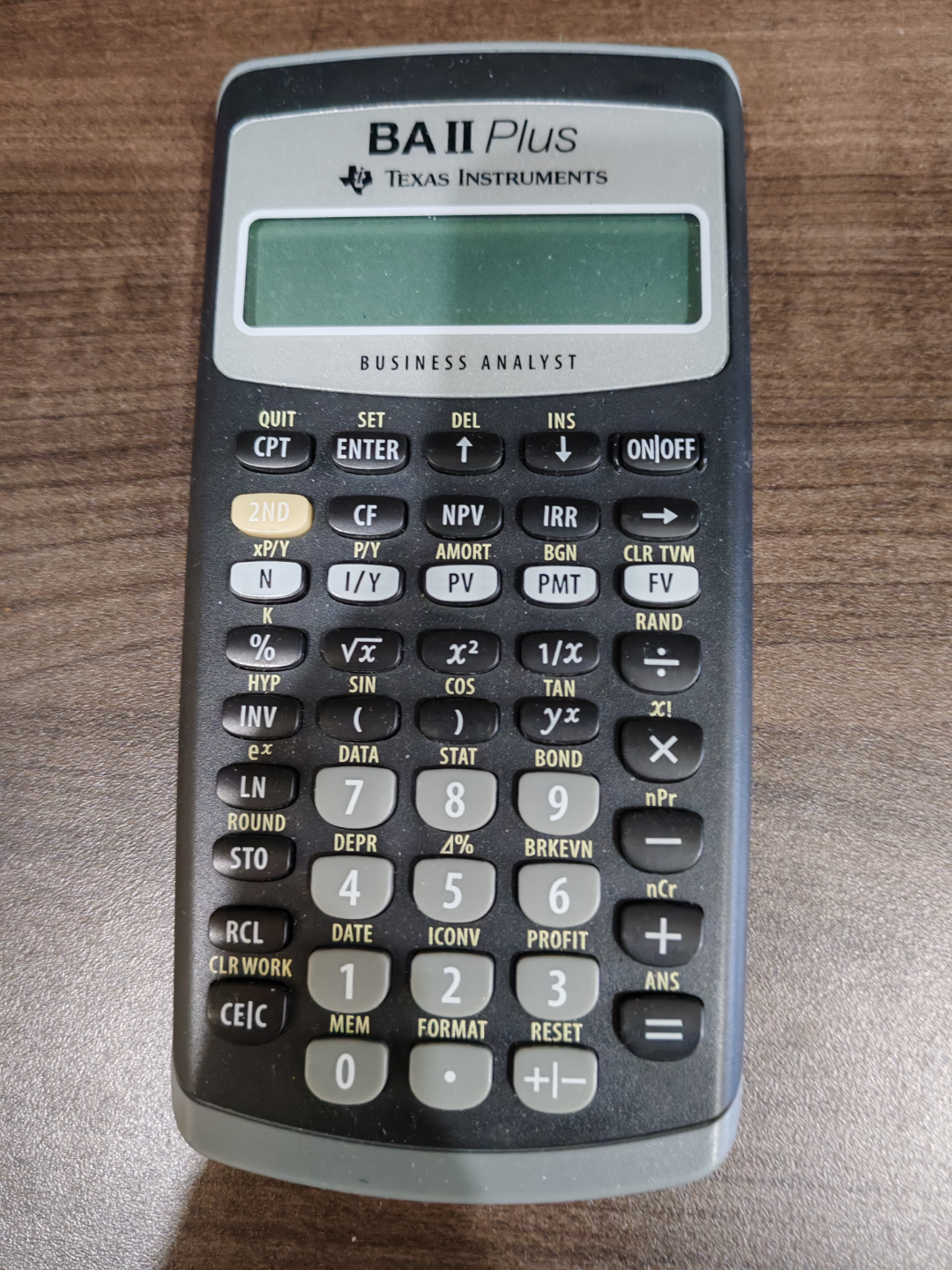 Texas Instruments BA II Plus Business Analyst Calculator