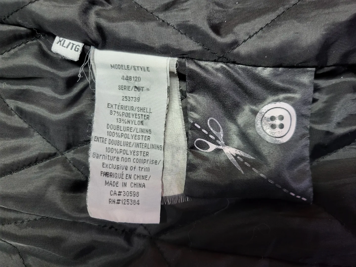 Marcona Women's Black Quilted Puffer Jacket - Size XL image indicator(5)