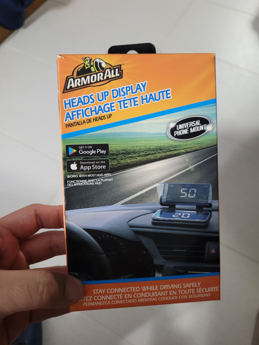 GPS HUD Speedometer & Car wireless charger - photo 5