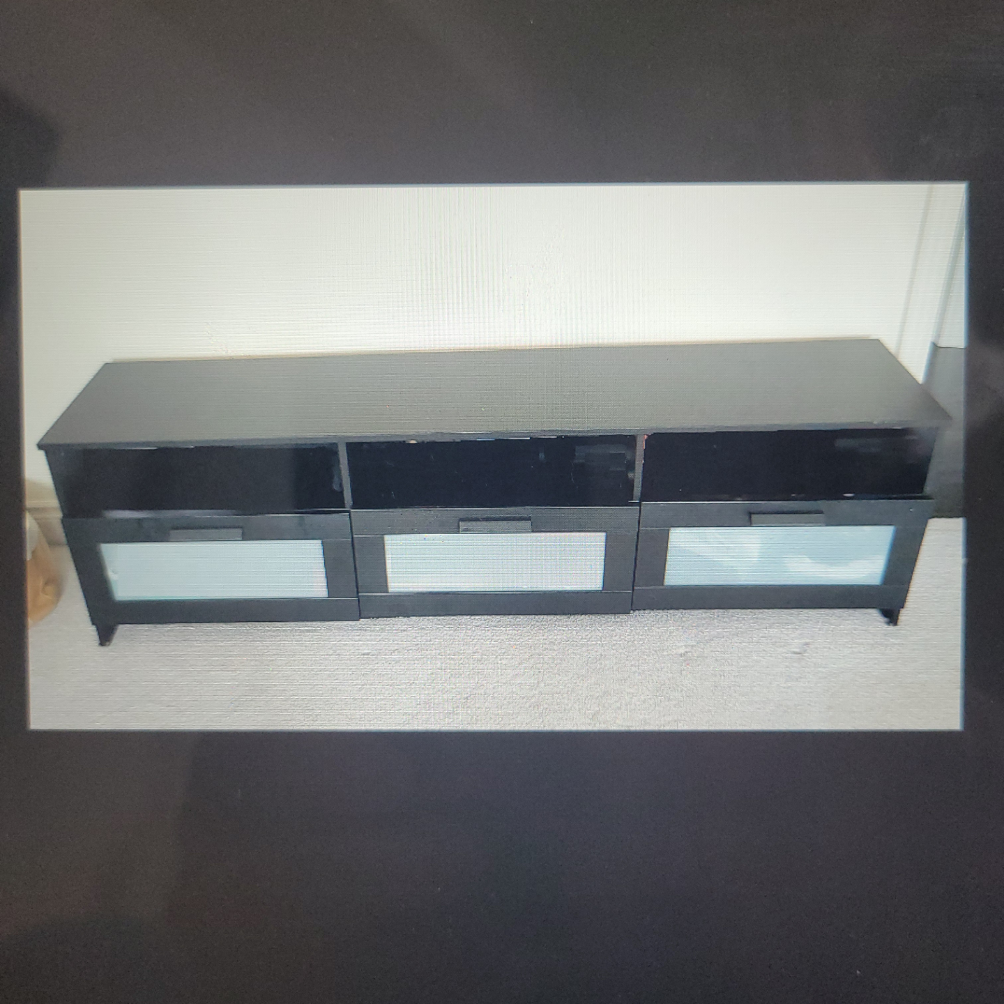 IKEA BRIMNES Black TV Bench
