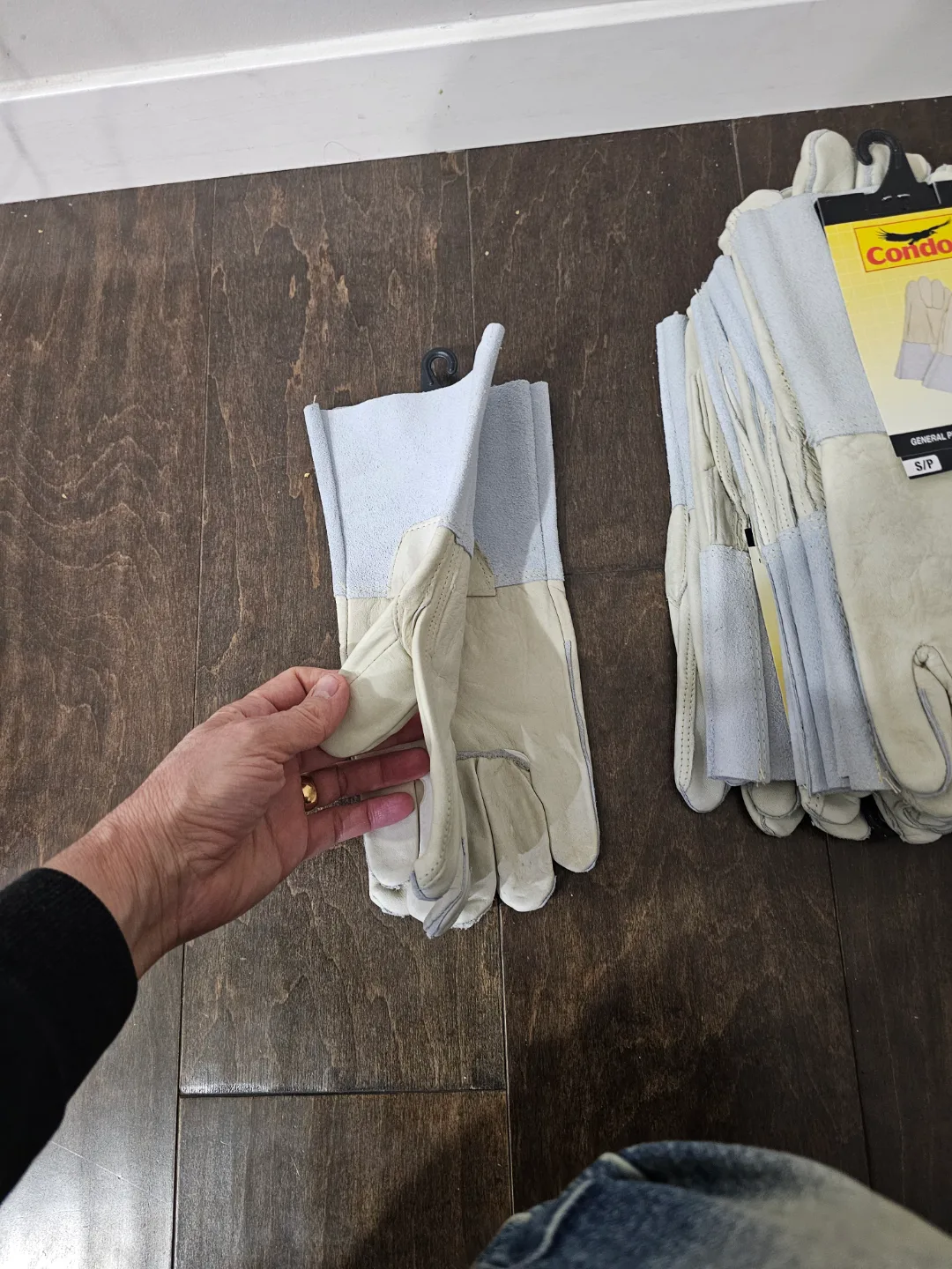 Condor 1274-9 Leather General Purpose Gloves .. image indicator(4)