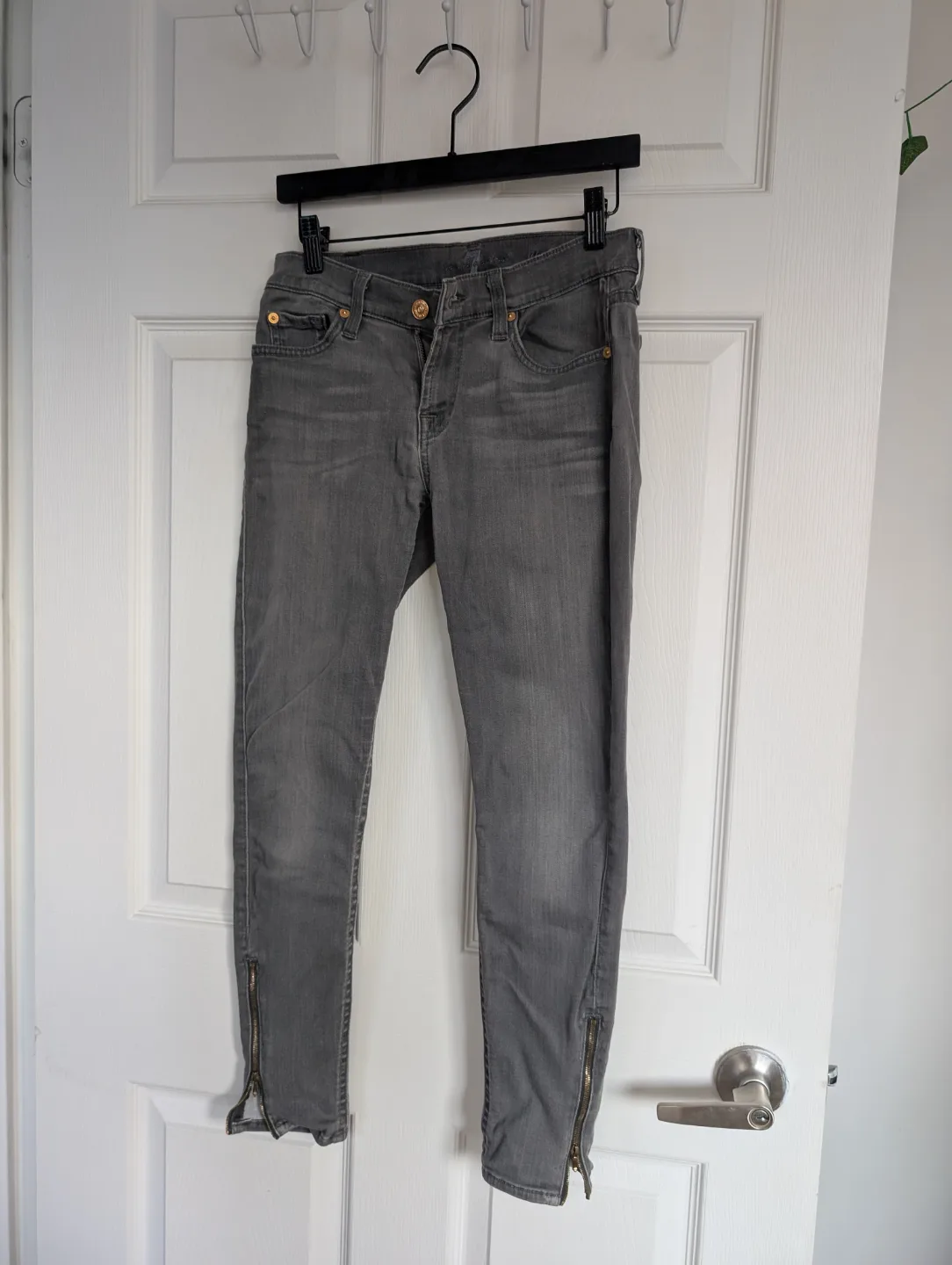 Dark Grey Skinny Jeans / Jeggings thumbnail