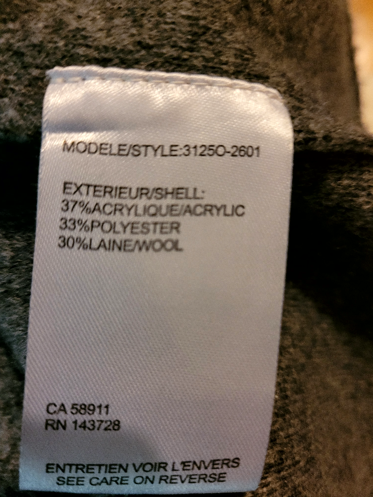 Grey and Beige Checked Cardigan Sweater - photo 2