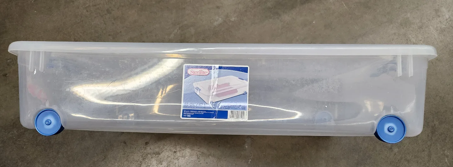 Sterilite Wheeled Underbed Storage Bin image indicator(8)