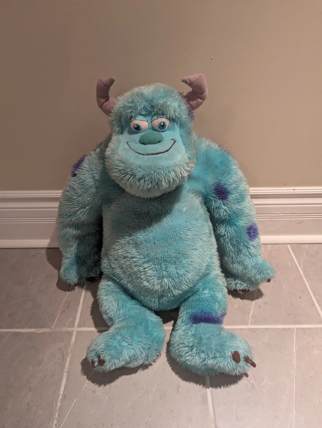 Big Fluffy Monster Inc Teddy Bear thumbnail