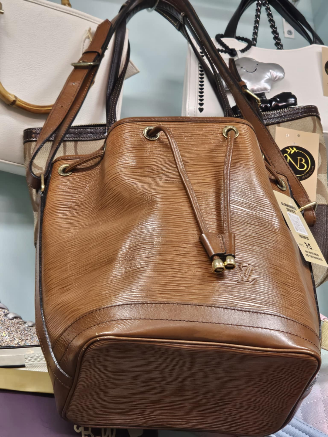 LV Monogram Empreinte Bucket Bag