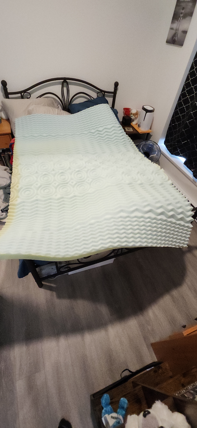 Full sized cooling mattress pad