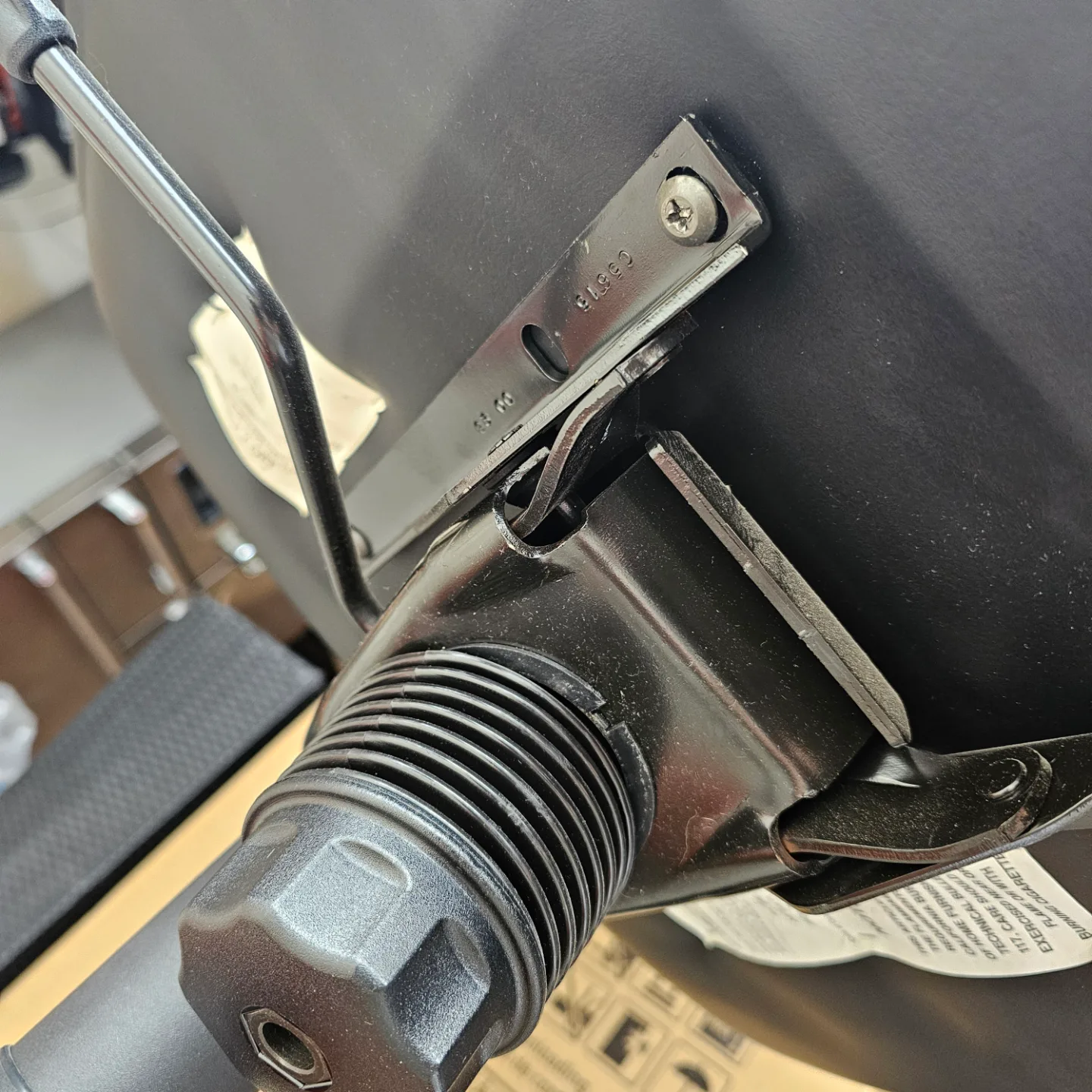 Executive Office Chair - Black Leather & Wood image indicator(7)