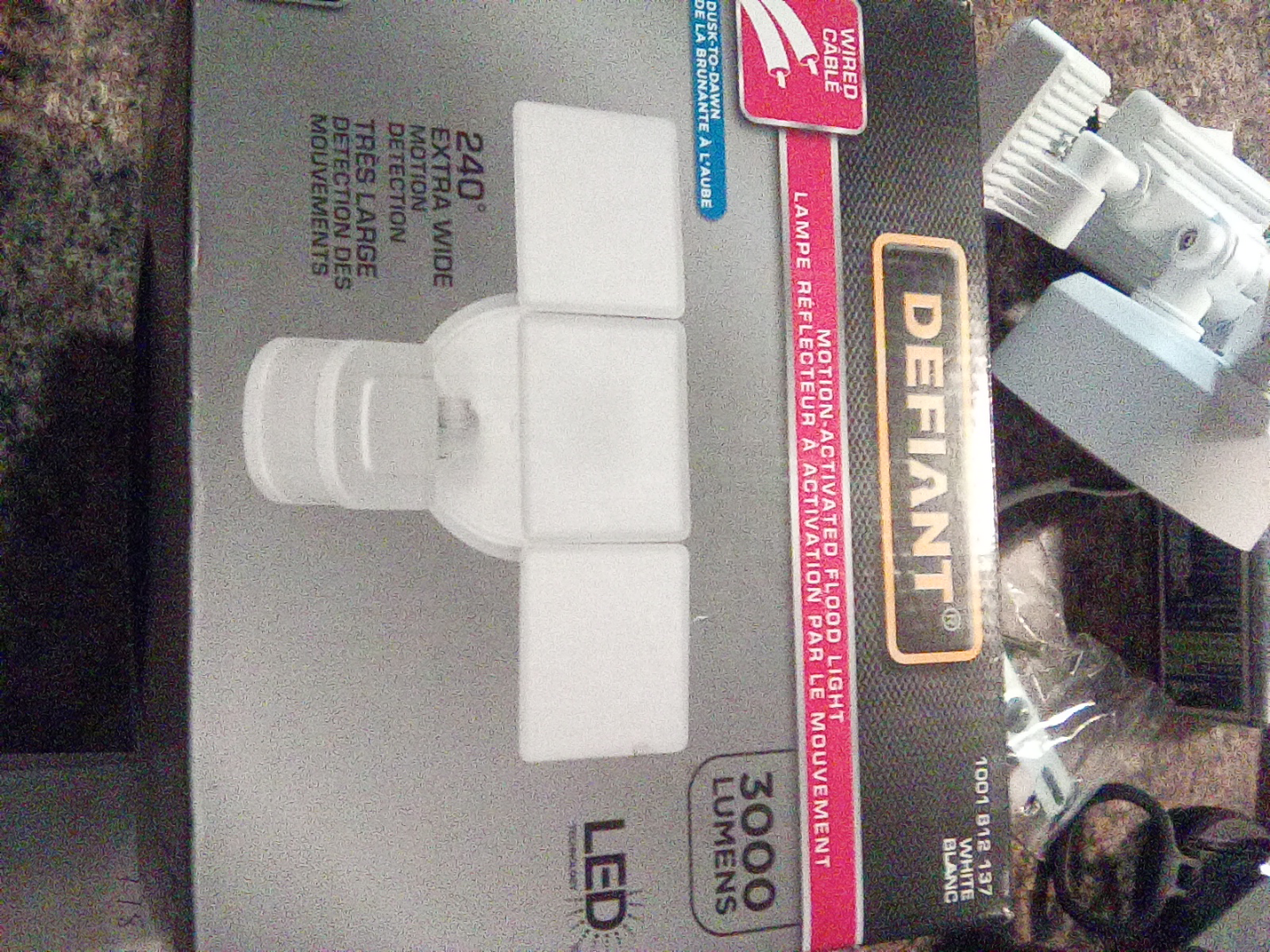 Defiant 3000 Lumen LED Motion-Activated Flood Light
