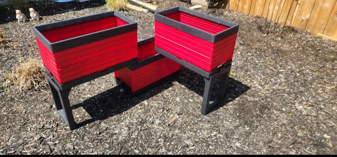 Botanica Modular Raised Garden Bed Planters - Red - photo 2