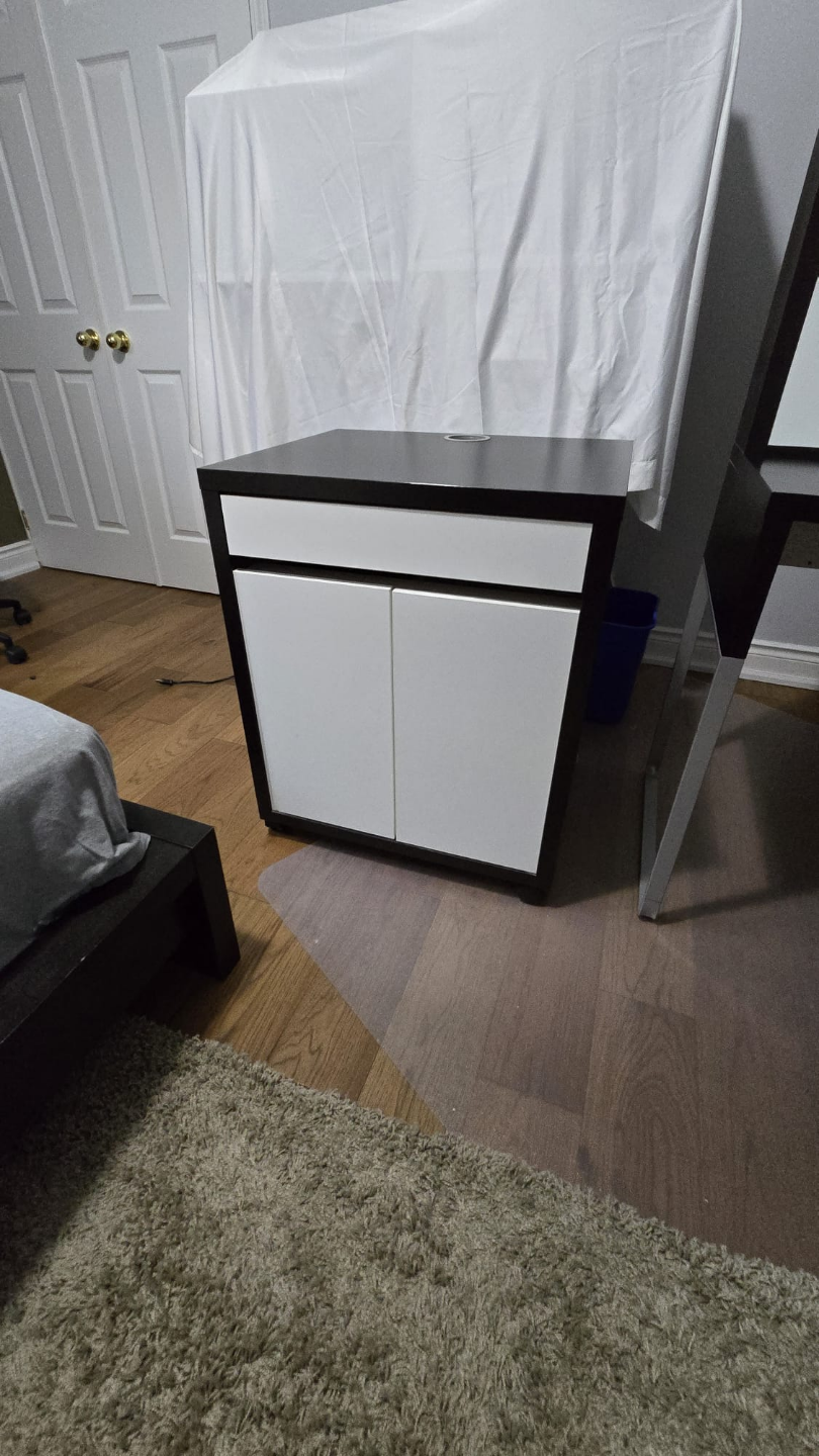Corner desk , side study table, and side cabinet - photo 5