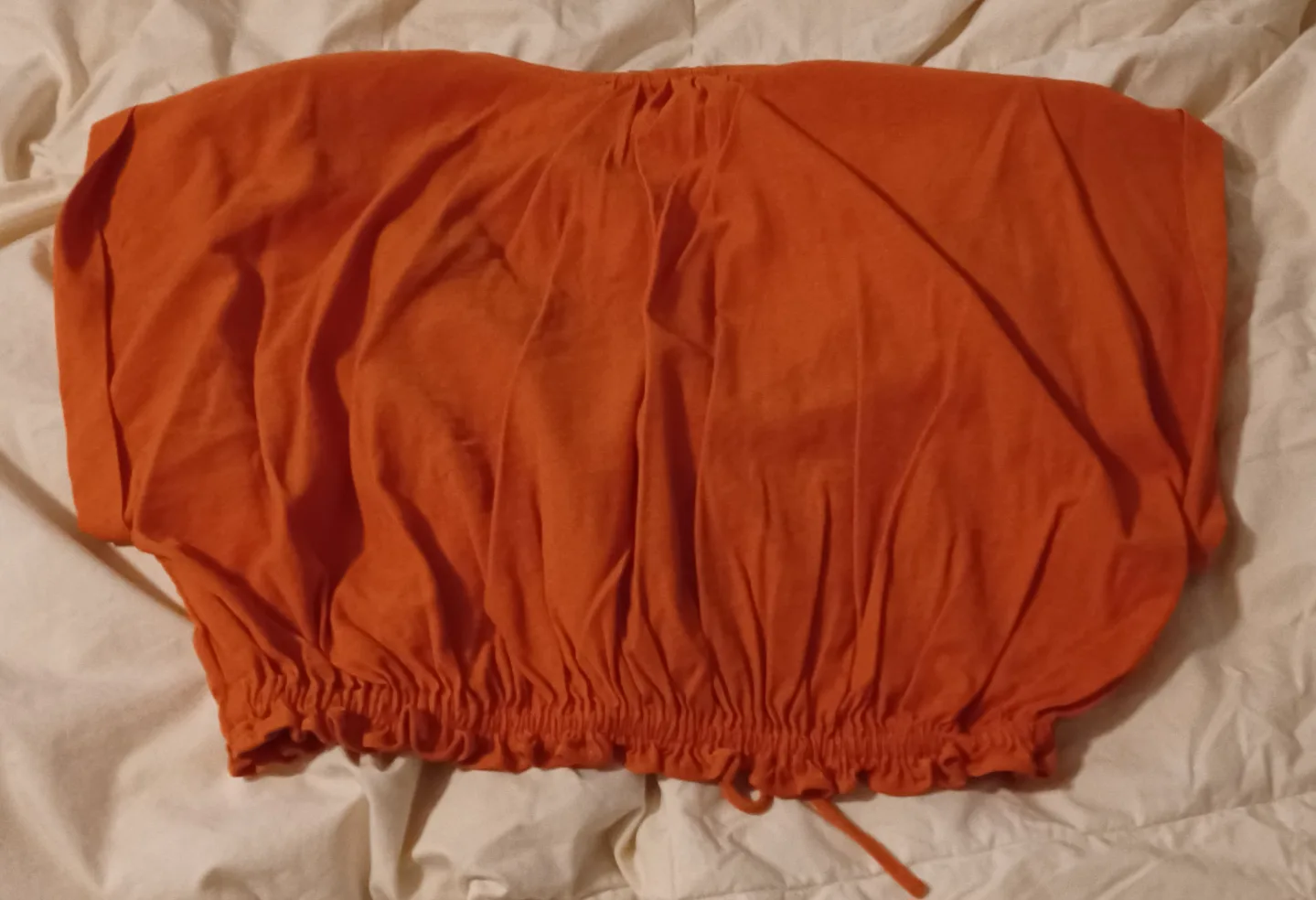 Burnt Orange Two-Piece Set: Crop Top & Maxi Skirt image indicator(2)